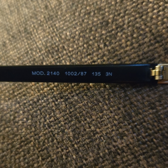 Versace Black Aviator Sunglasses with Metal Frame - Picture 5 of 9